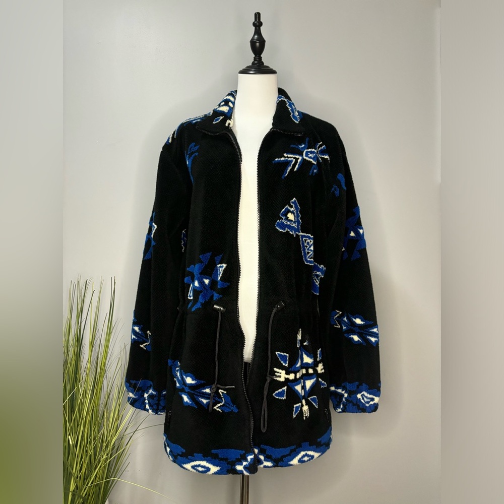 Zecuda Lammles Fleece Teddy Sherpa Coat with Cinch Waist